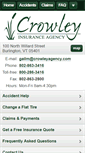 Mobile Screenshot of crowleyagency.com